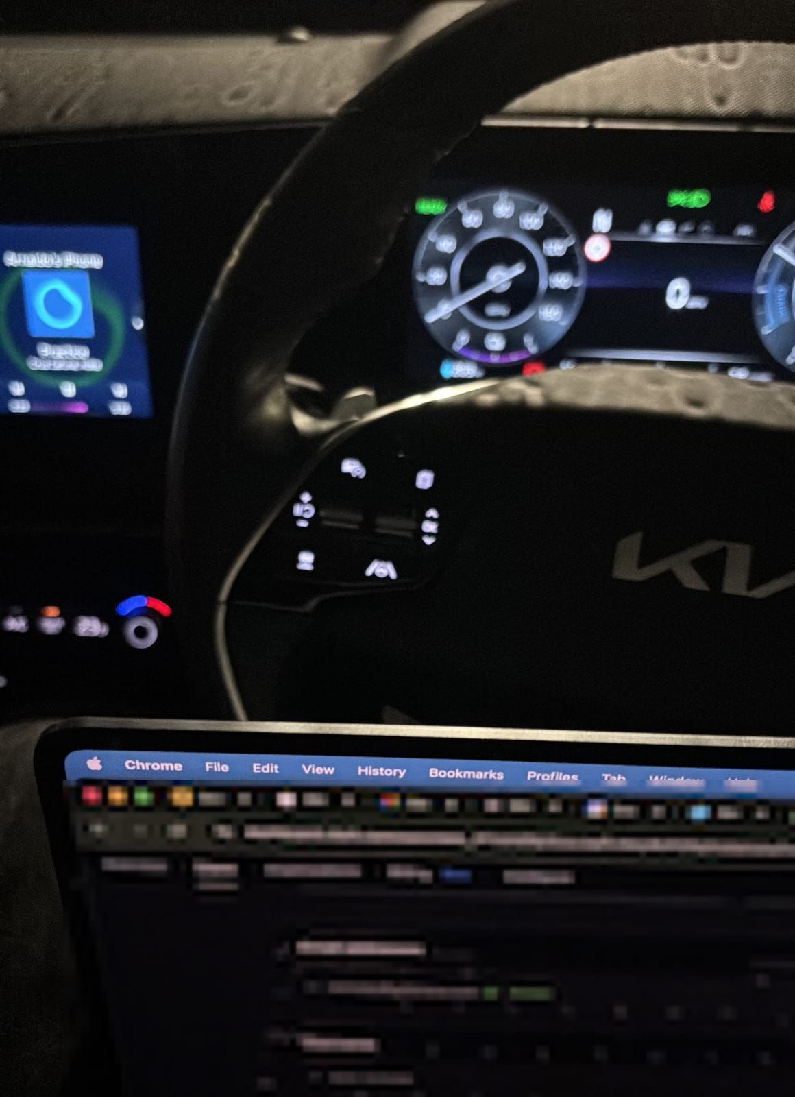 Live debugging from inside a Kia EV